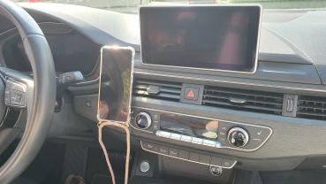 Preview: RS-Mount, fahrzeugspezifischer Handyhalter passend für Audi A4 B9 Facelift ab Baujahr 2019, A5/S5/RS5 F5 Facelift ab Baujahr 2019, Made in Germany